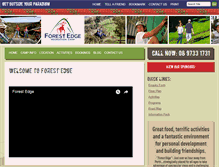 Tablet Screenshot of forestedge.net
